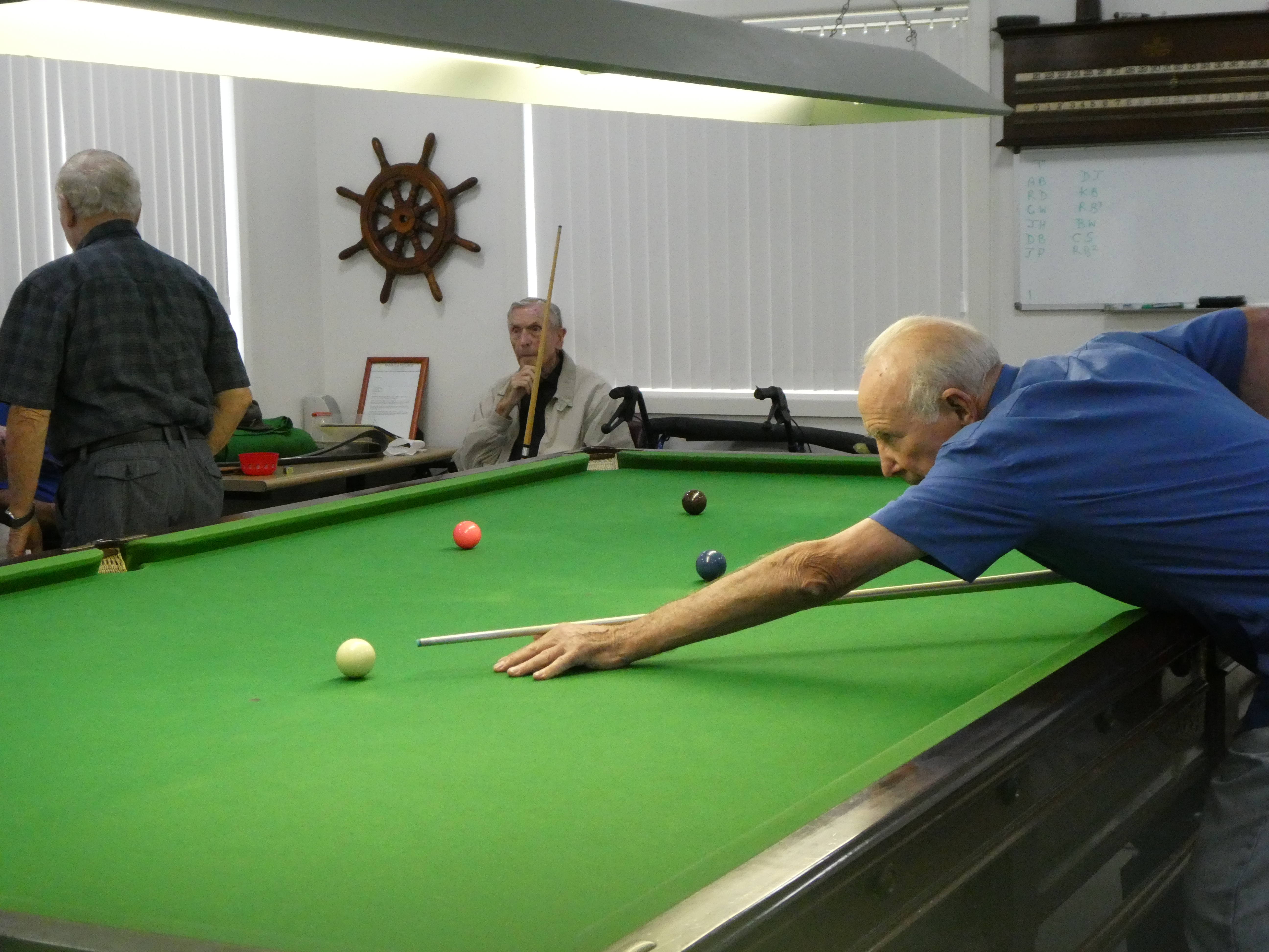 Banksia Village Snooker Group meets every Wednesday